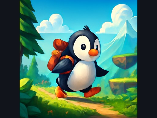 Super Penguin Run Adventure - Free Game Online